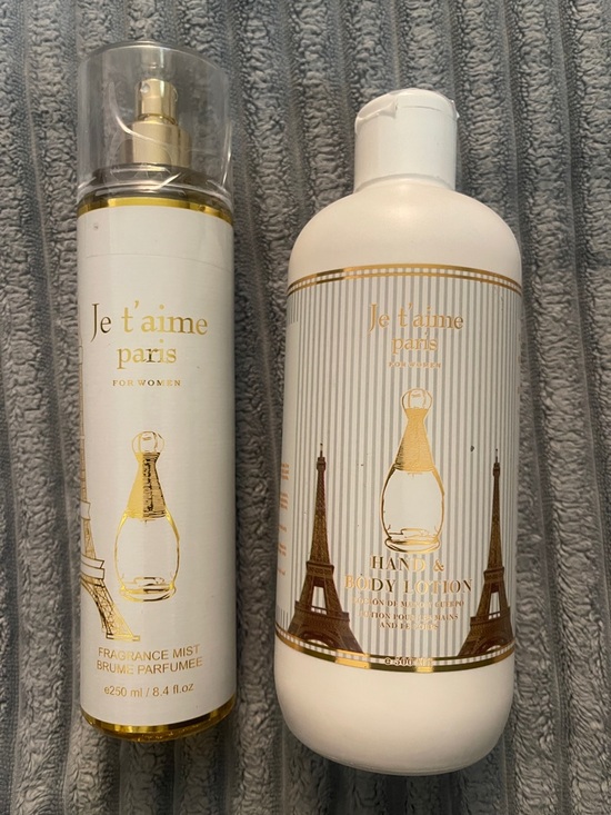 Je t’aime Paris Other - Je t’aime Paris Hand & Body Lotion bundle— White and Gold